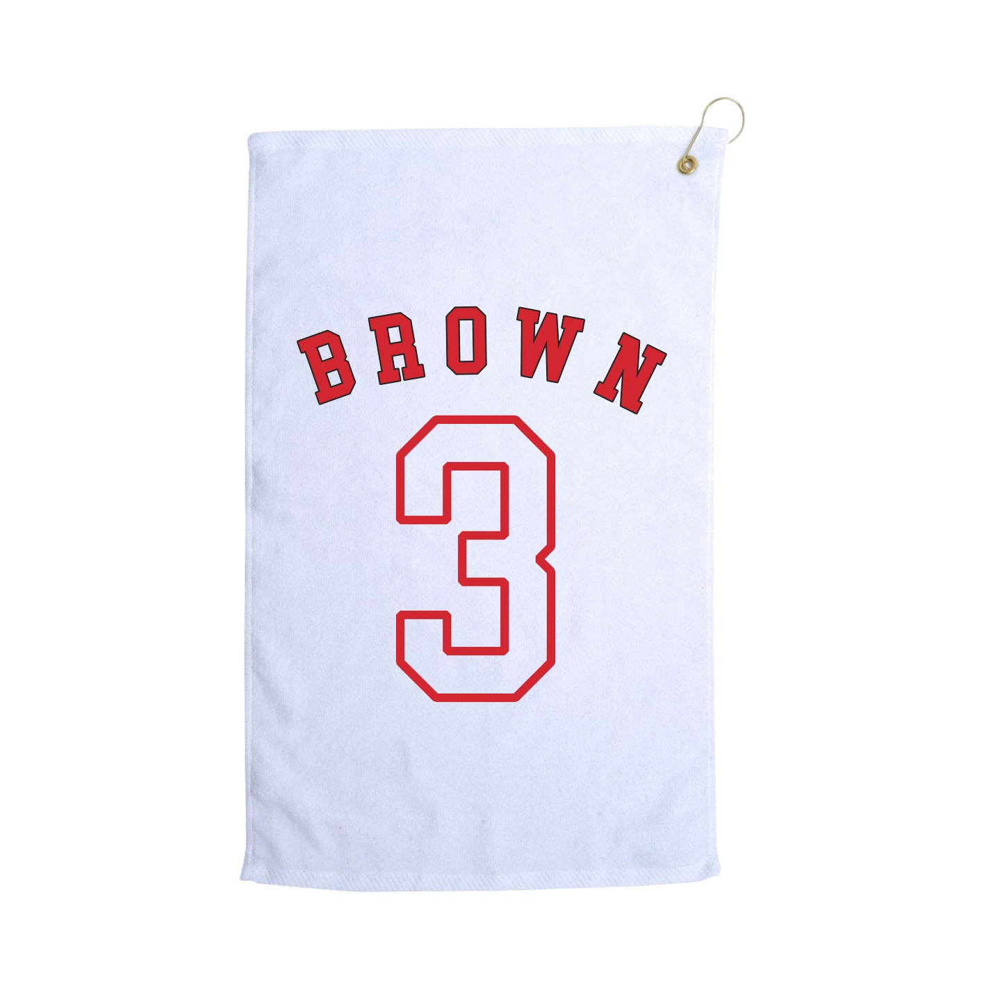 Golf Towel — Shirsey Arch in White