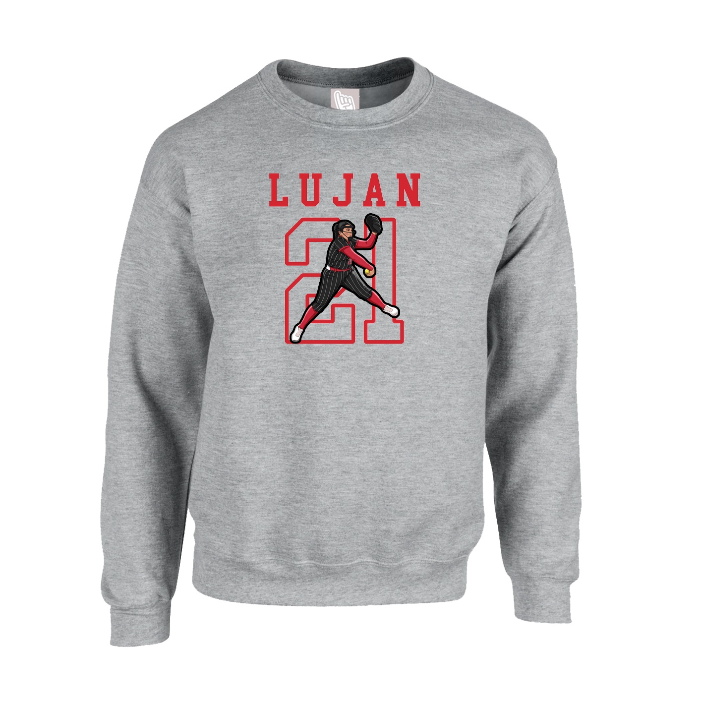 Fleece Crew — Shirsey in Grey