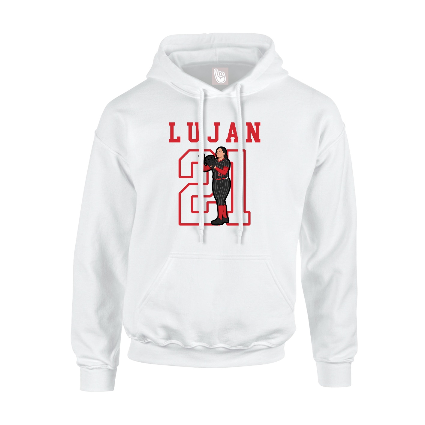 Hoodie — Shirsey in White