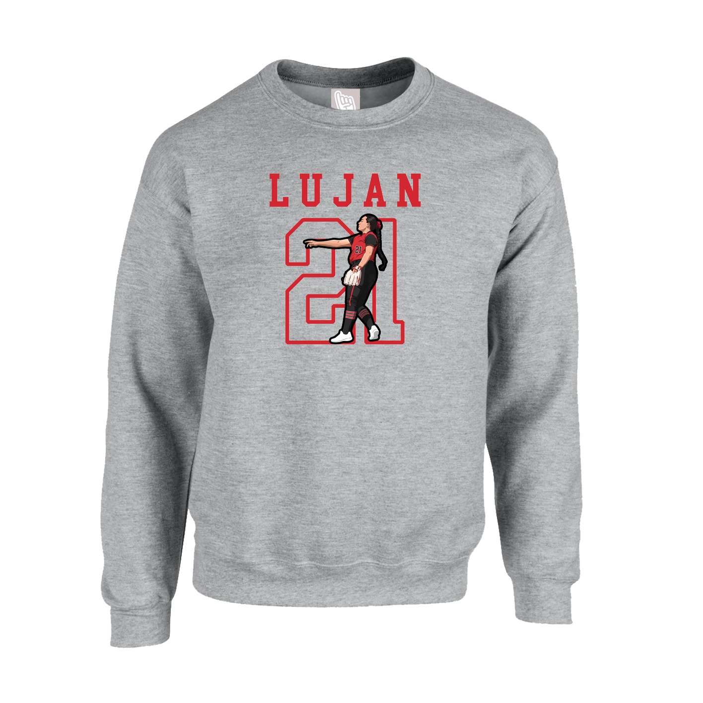 Fleece Crew — Shirsey in Grey