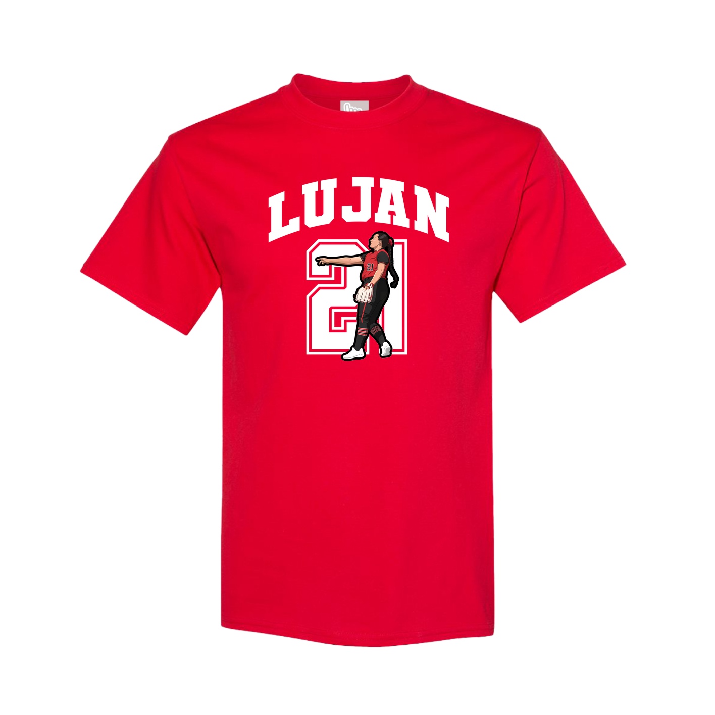 Youth Tee — Number in Red