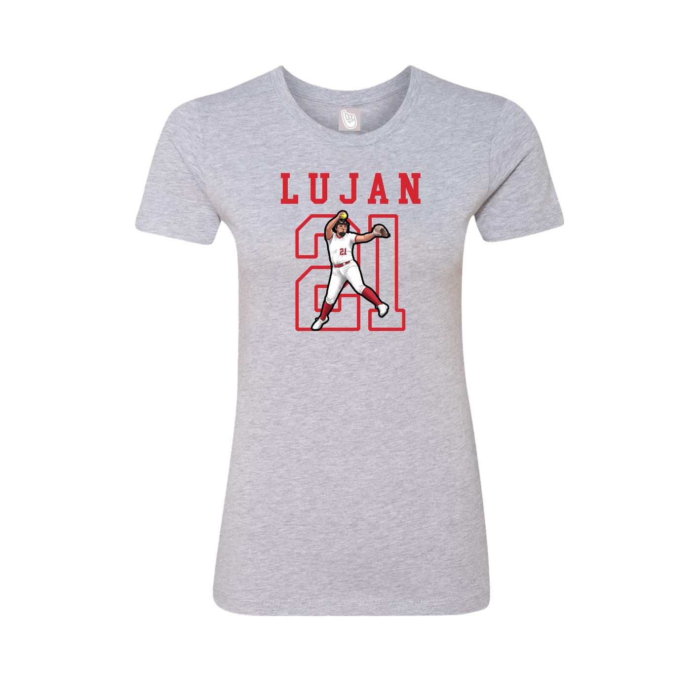 Fitted Women's Tee — Shirsey in Grey
