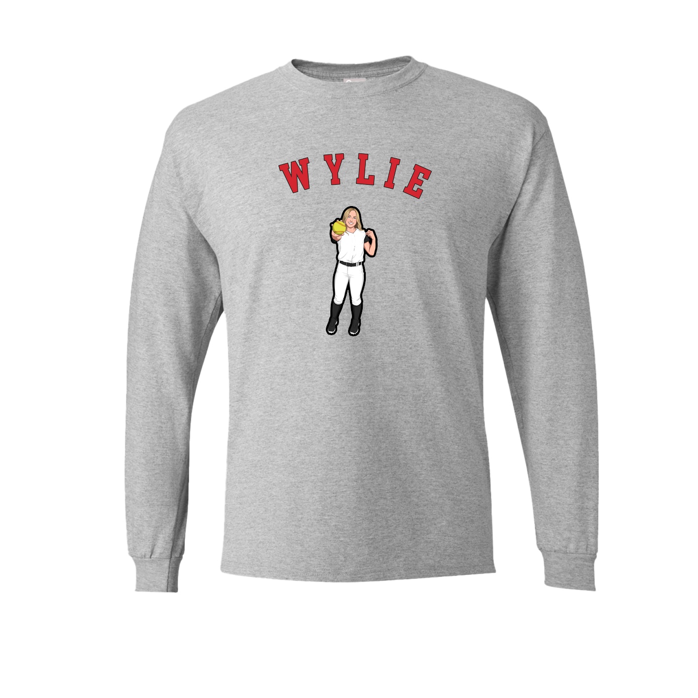 Long Sleeve Tee — Shirsey Arch in Grey