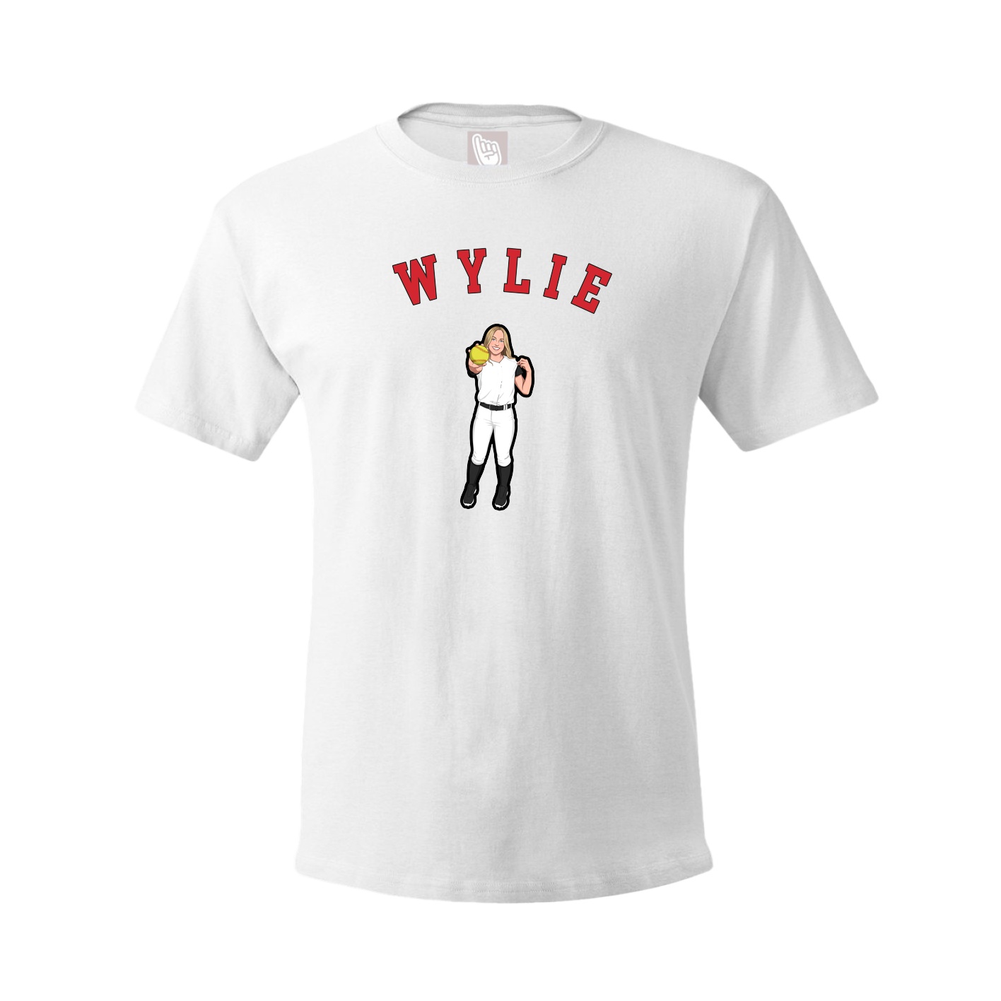 Youth Tee — Shirsey Arch in White