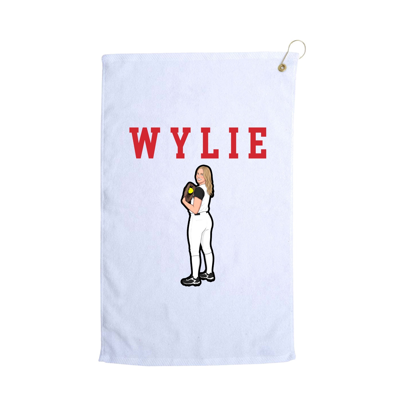 Golf Towel — Shirsey in White