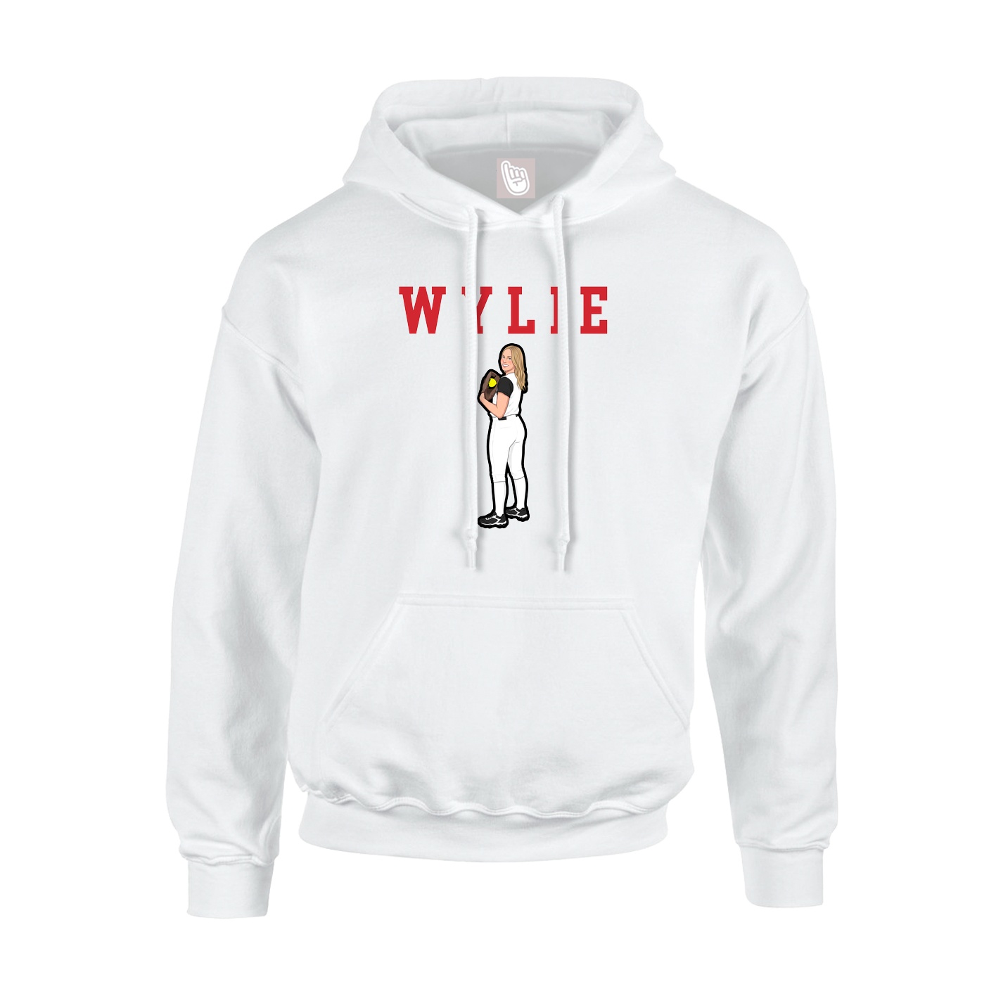 Hoodie — Shirsey in White