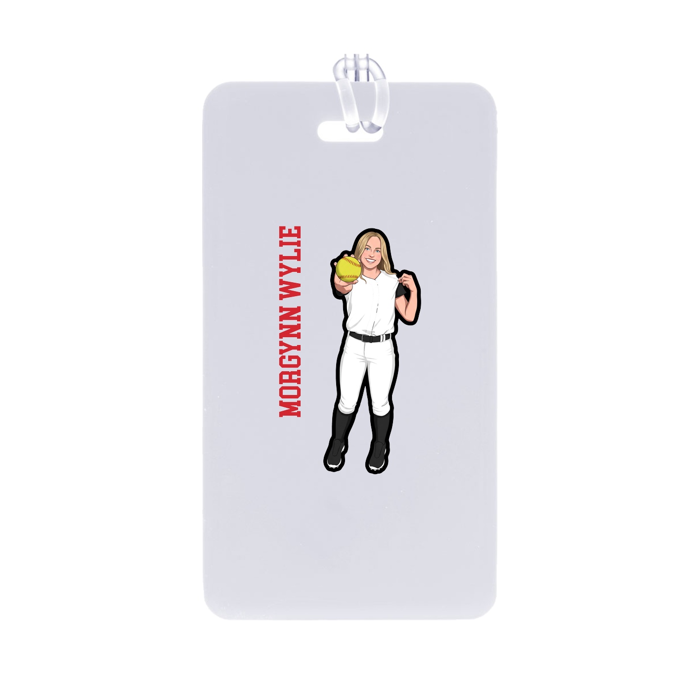 Bag Tag — Name Vertical in Classic