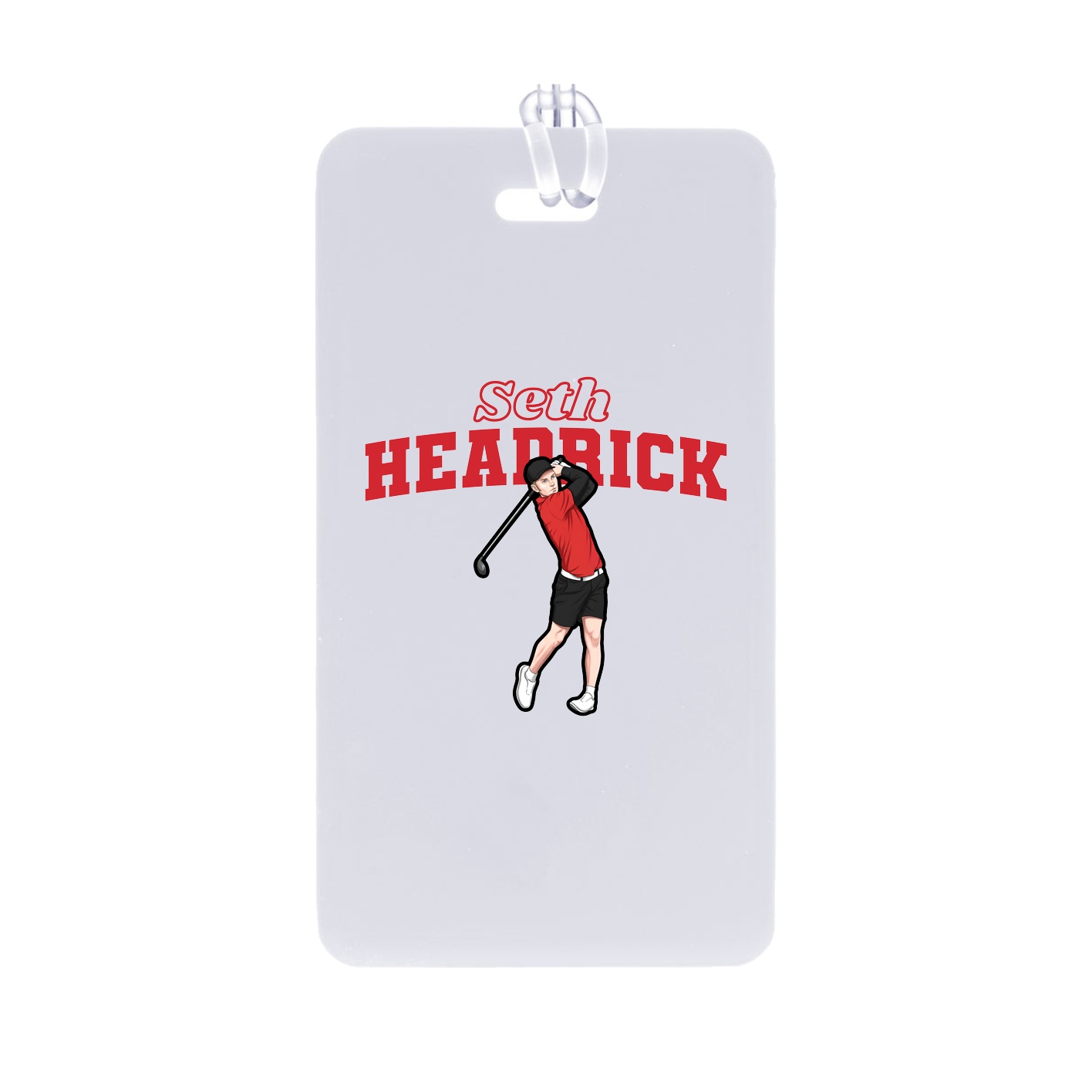 Bag Tag — Name Arch in Classic