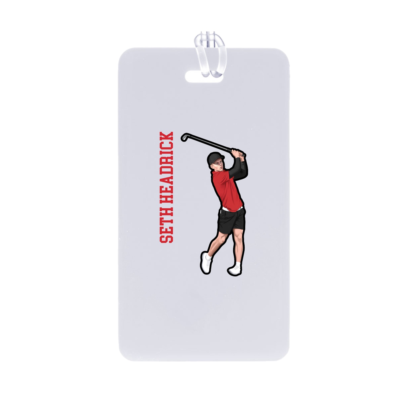 Bag Tag — Name Vertical in Classic