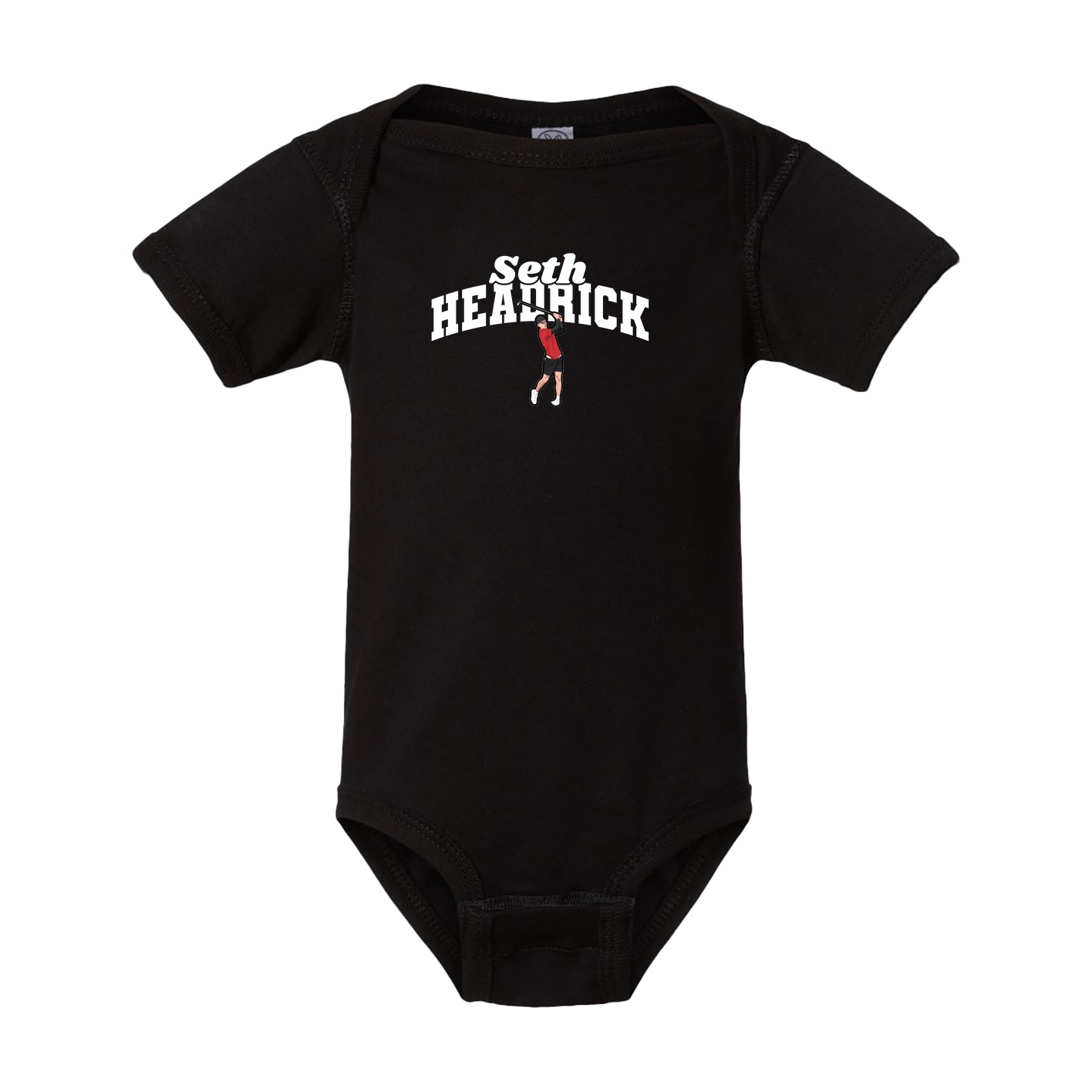 Baby Onesie — Signature Arch in Black