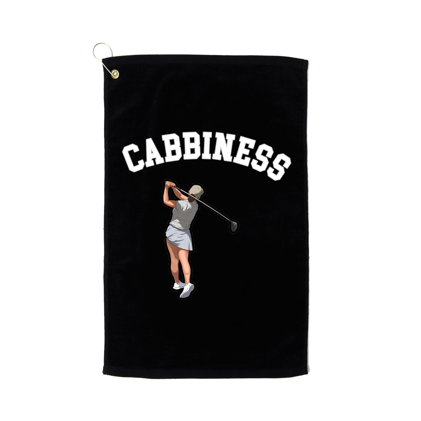 Golf Towel — Shirsey Arch in Black