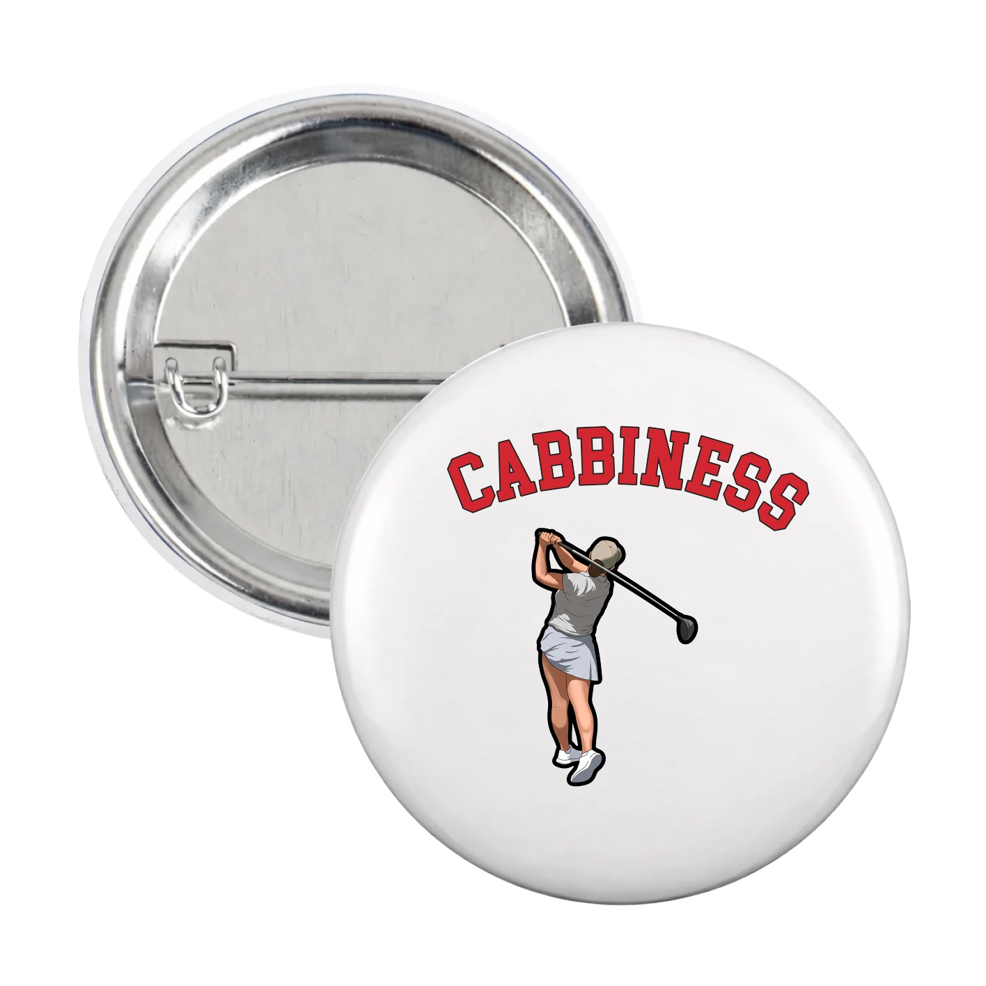 Game Day Button — Shirsey Arch in White