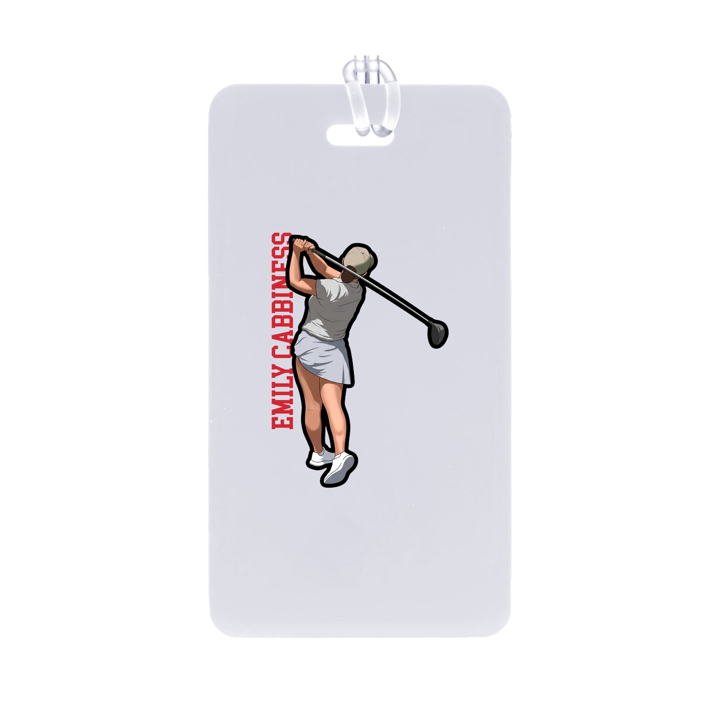 Bag Tag — Name Vertical in Classic