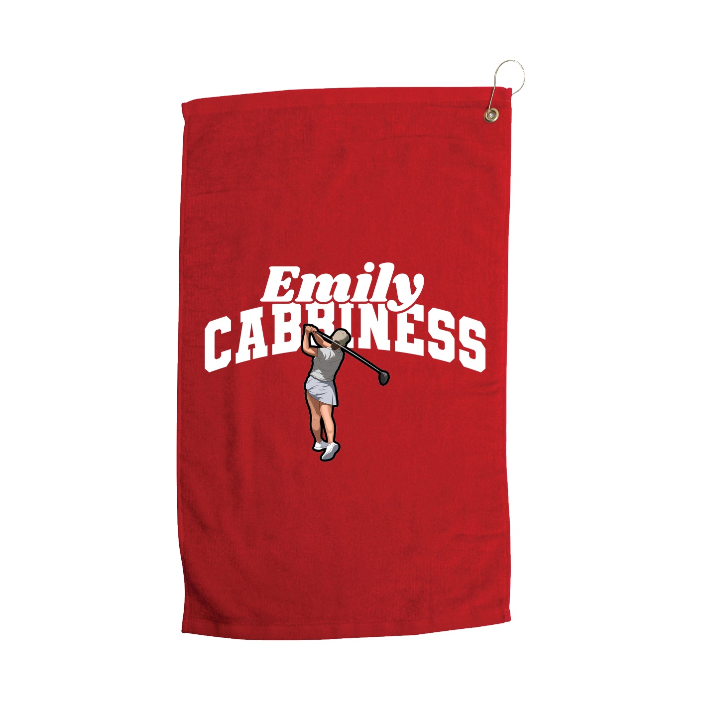 Golf Towel — Signature Arch in Red