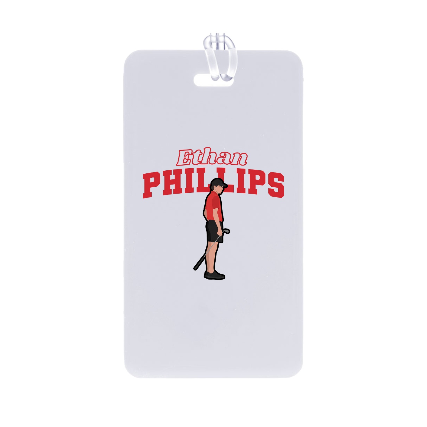 Bag Tag — Name Arch in Classic