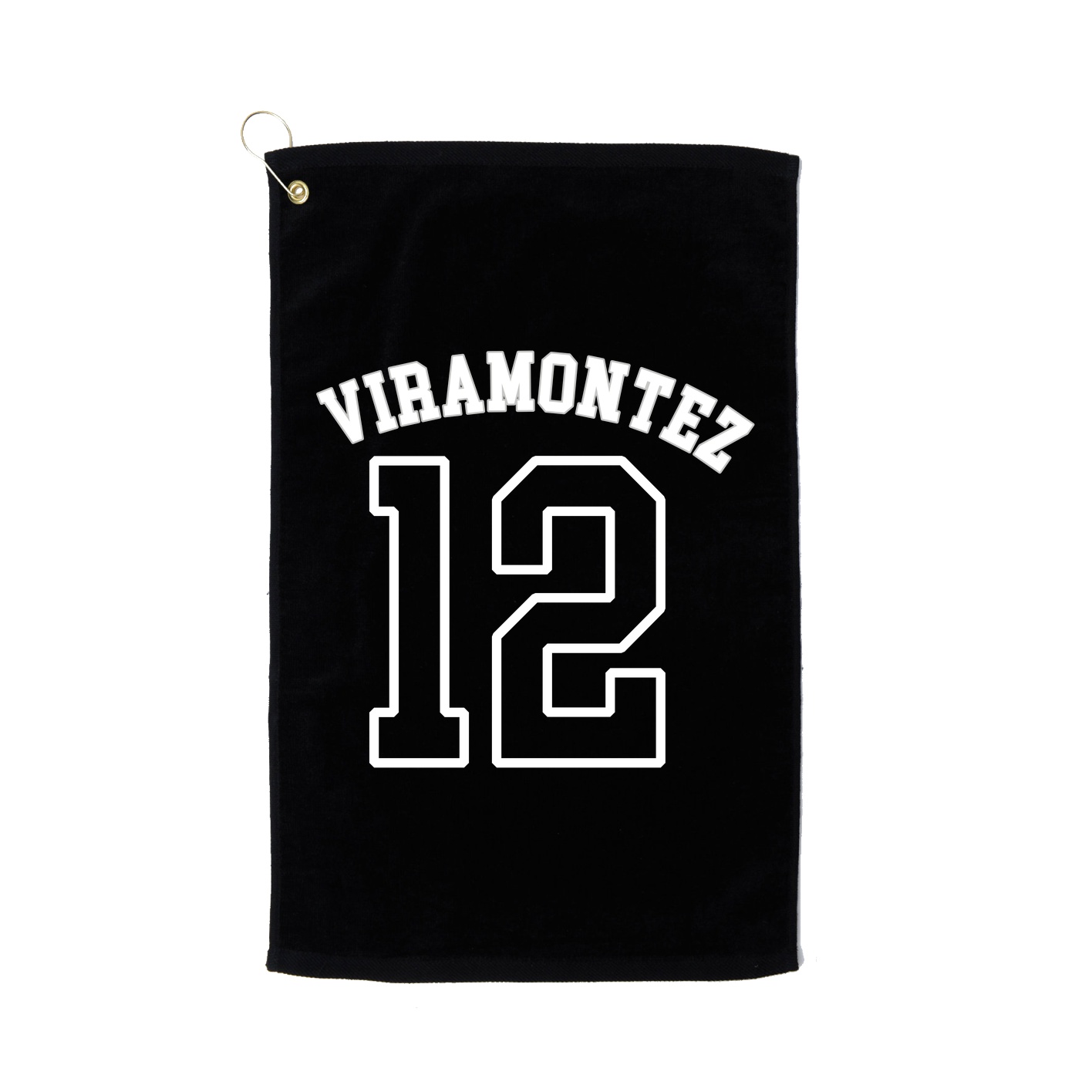 Golf Towel — Shirsey Arch in Black