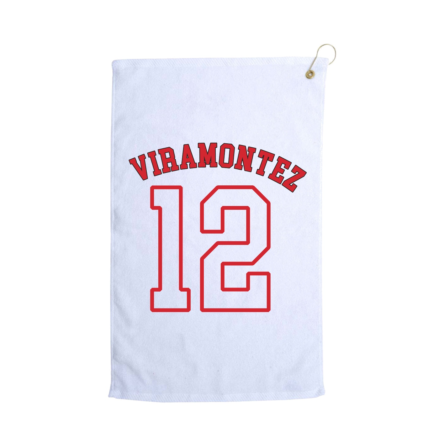 Golf Towel — Shirsey Arch in White