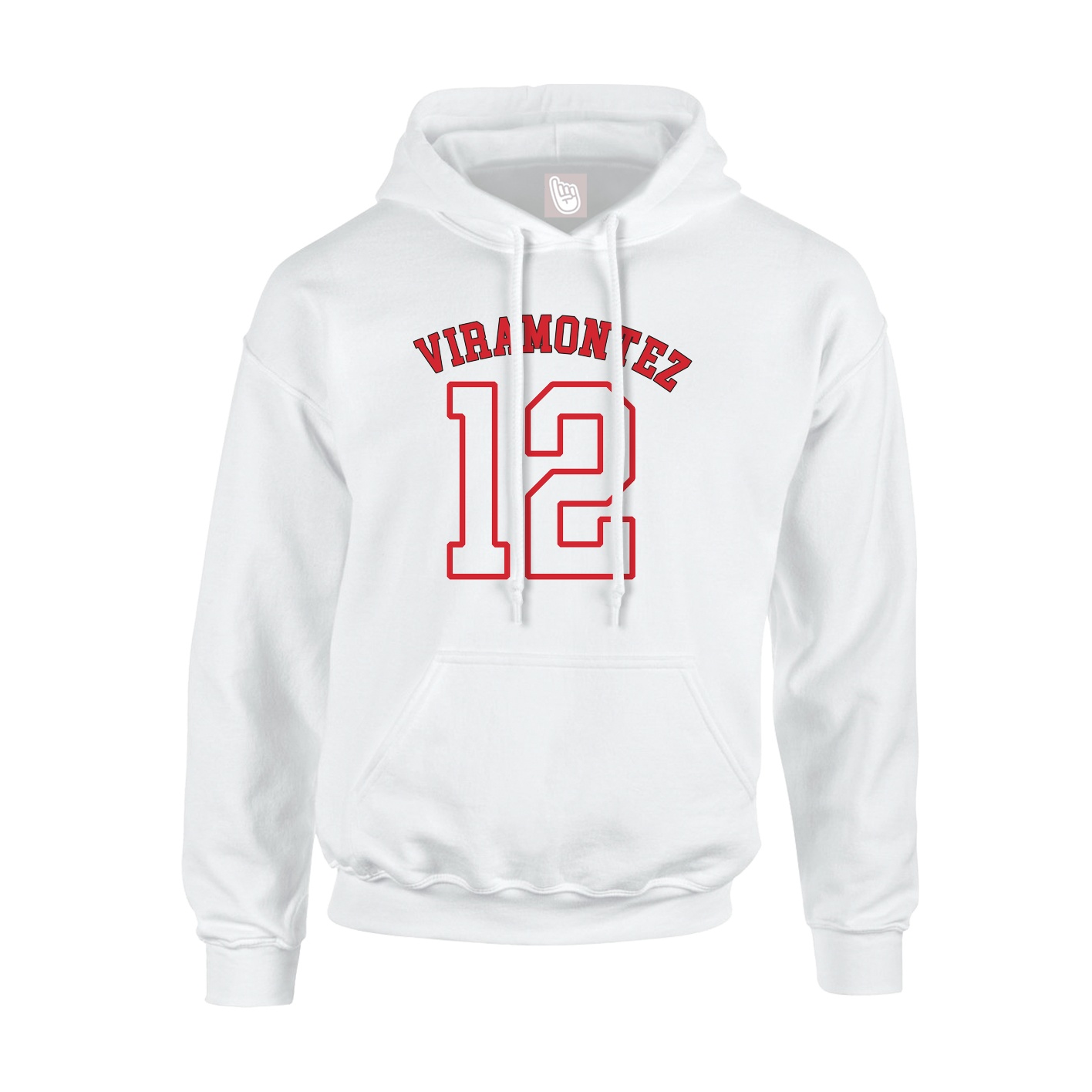 Hoodie — Shirsey Arch in White