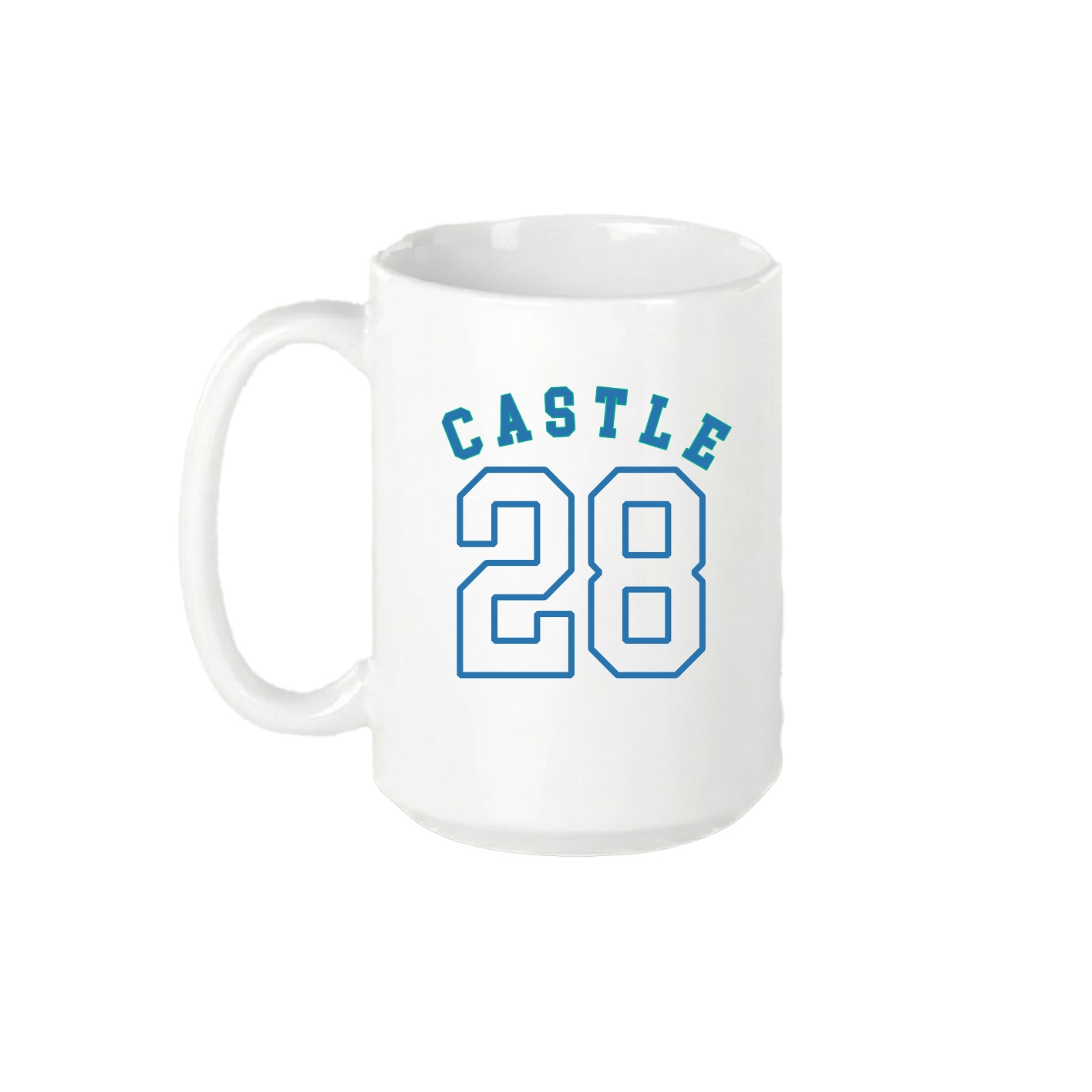 15oz Coffee Mug — Shirsey Arch in White