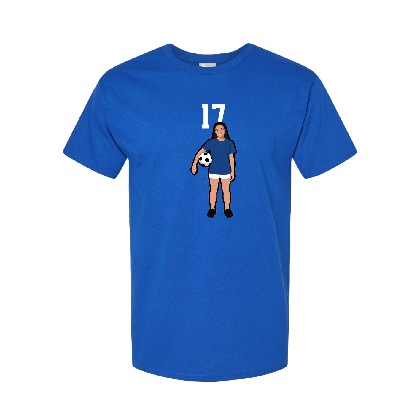 Tee — Number Top in Royal