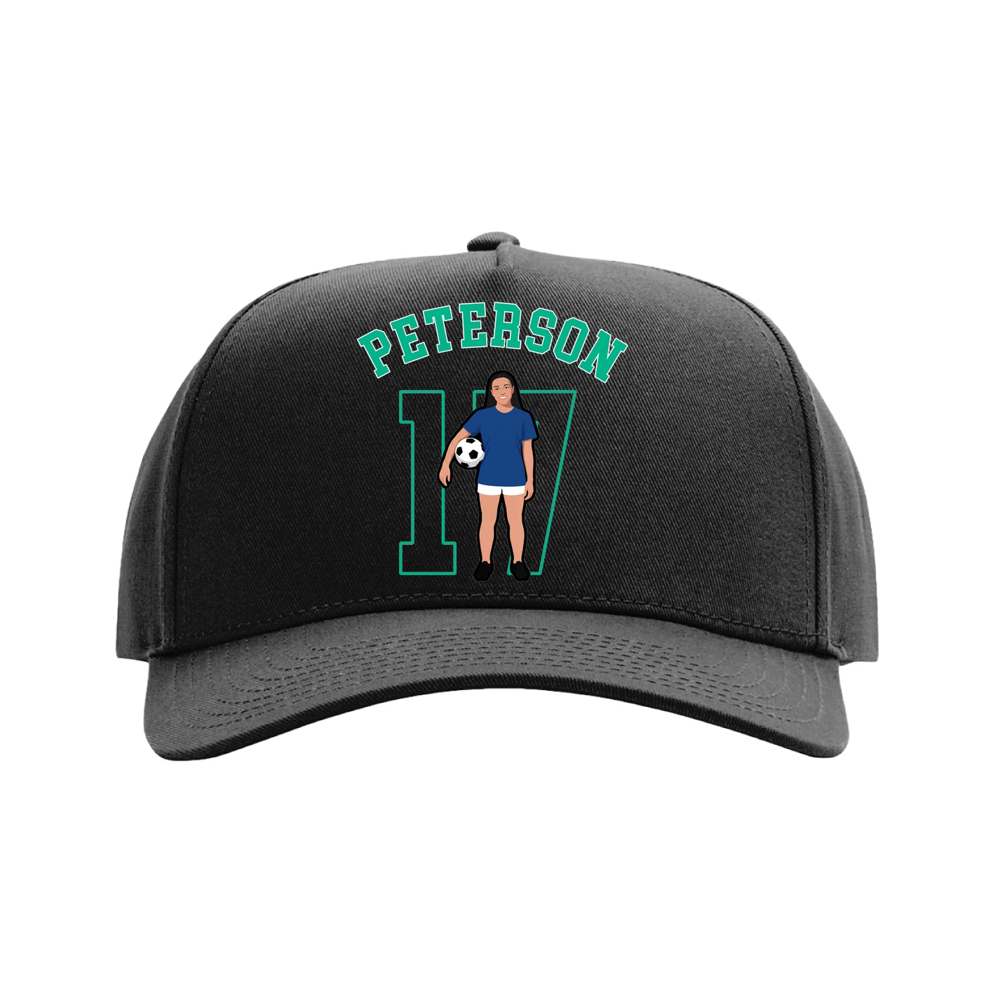 Full Fabric Five-Panel Champ Cap