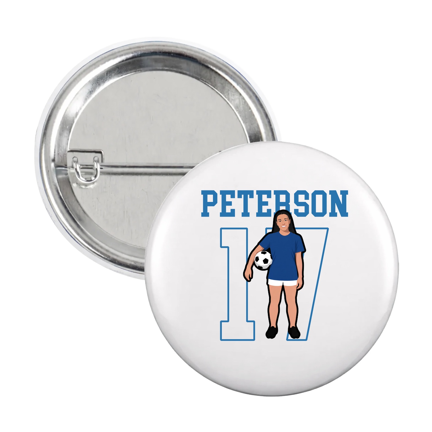 Game Day Button — Shirsey in White