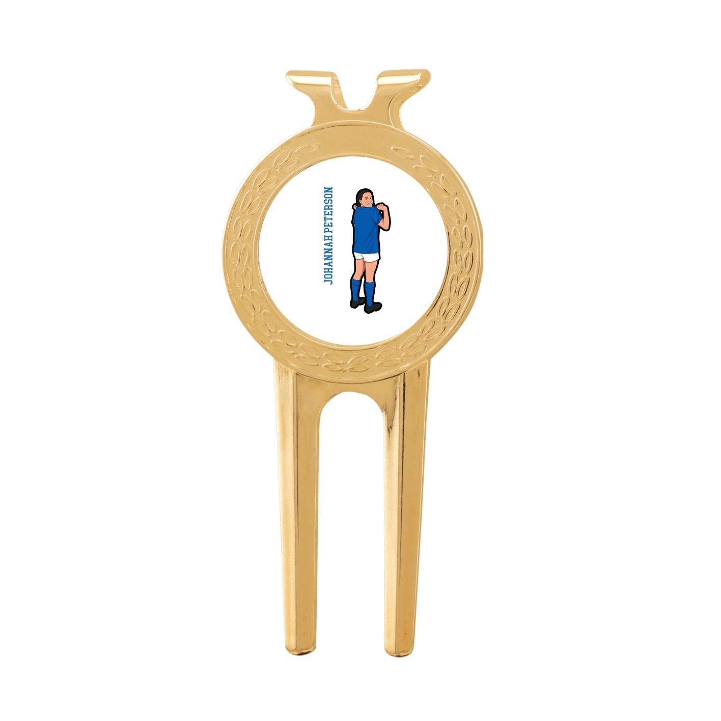 Divot Tool with Ball Marker — Name Vertical in Classic