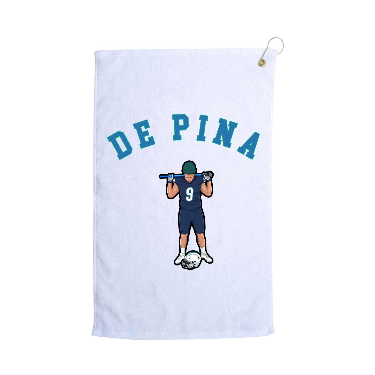 Golf Towel — Shirsey Arch in White