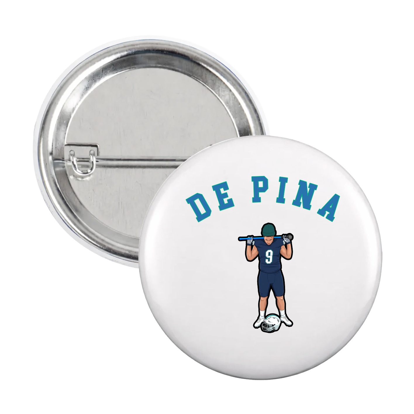 Game Day Button — Shirsey Arch in White