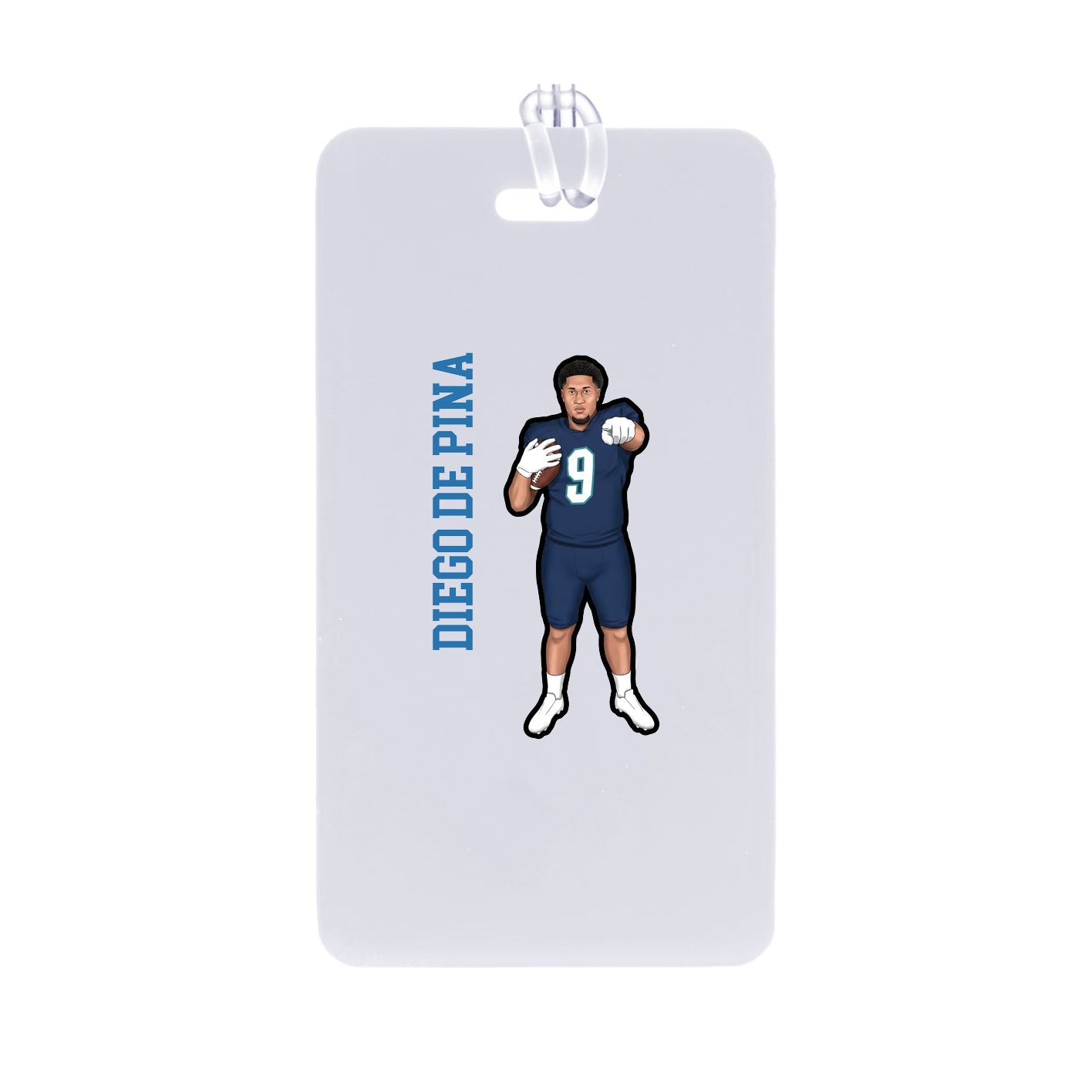 Bag Tag — Name Vertical in Classic