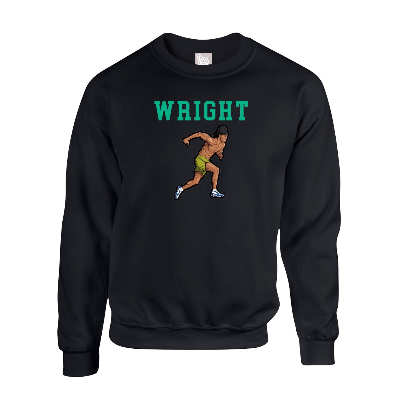 Fleece Crew — Shirsey in Black