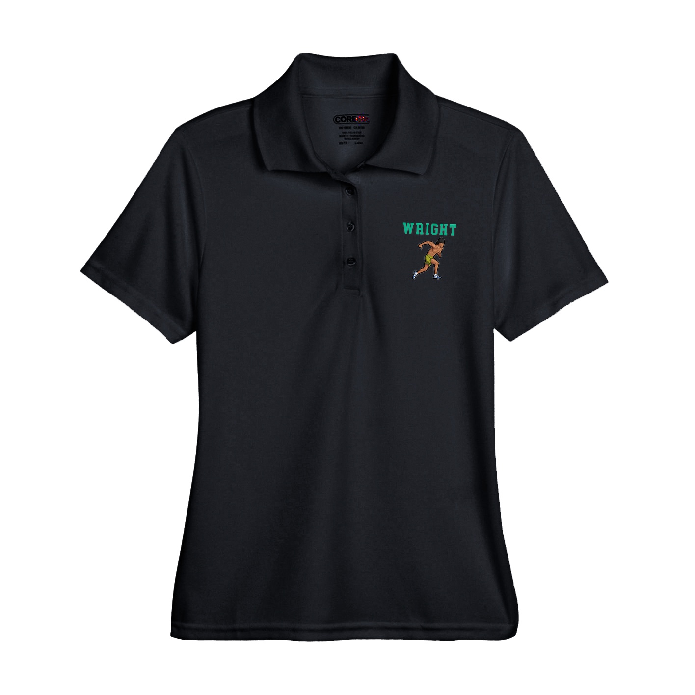 Womens Performance Polo — Shirsey in Black