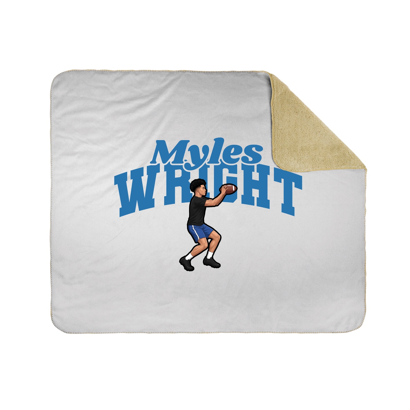 Throw Blanket — Signature Arch in White