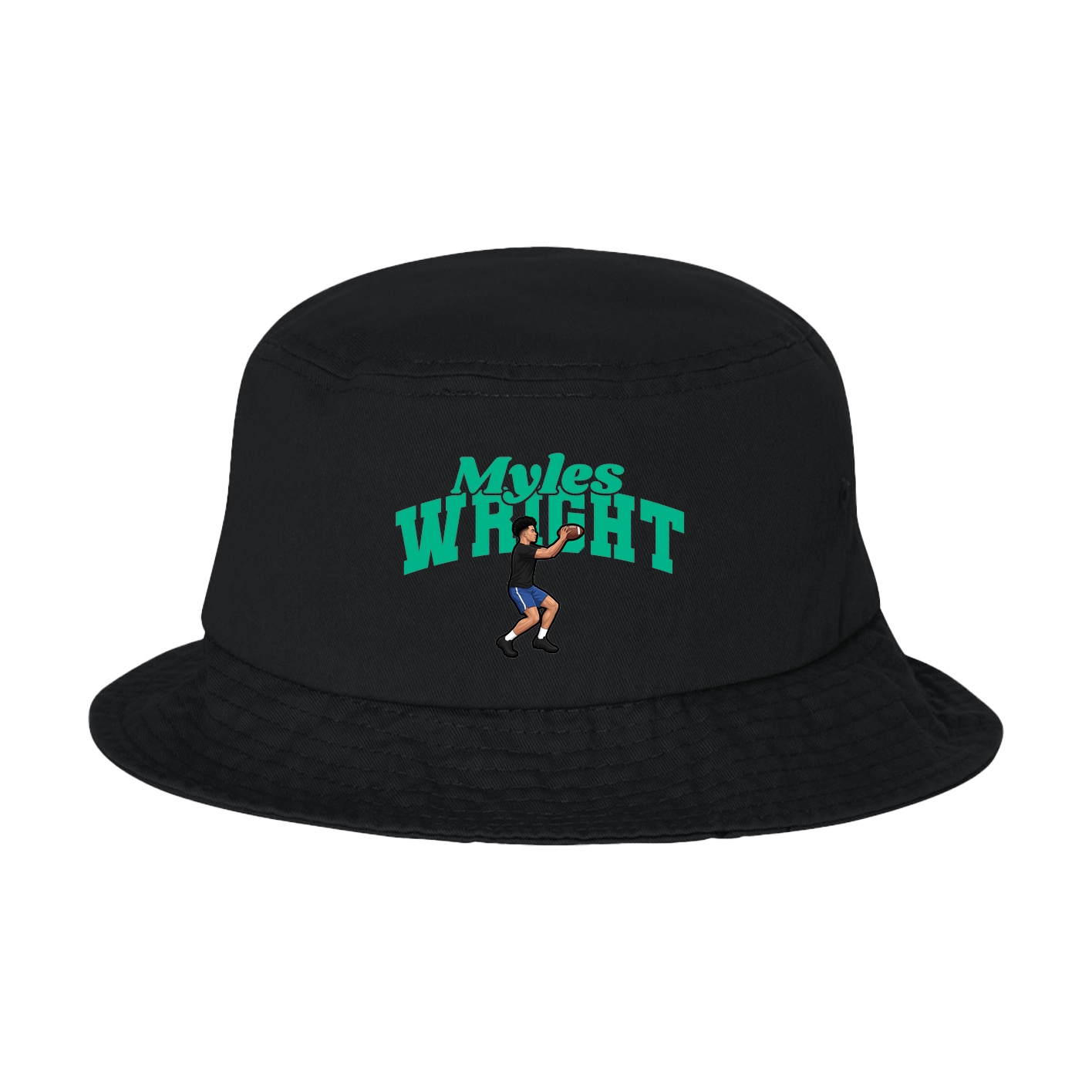 Bucket Cap — Signature Arch in Black