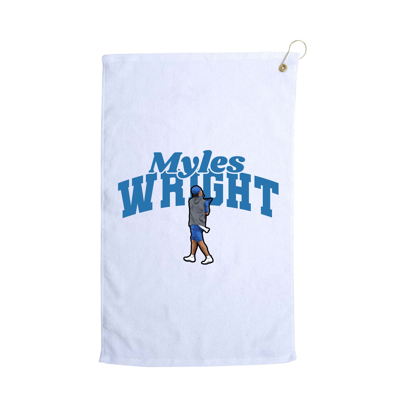 Golf Towel — Signature Arch in White