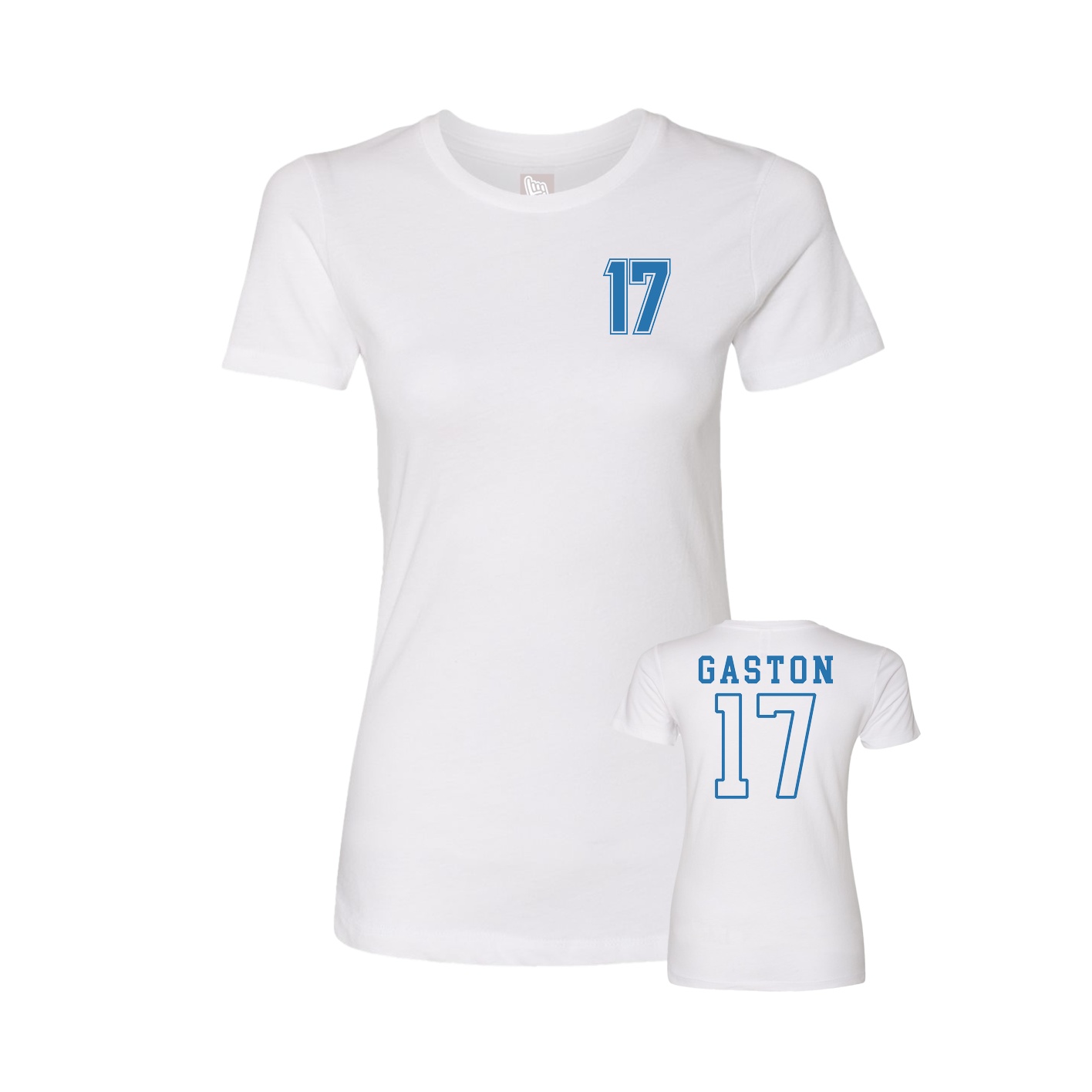 Womens Tee — Chest Back in White