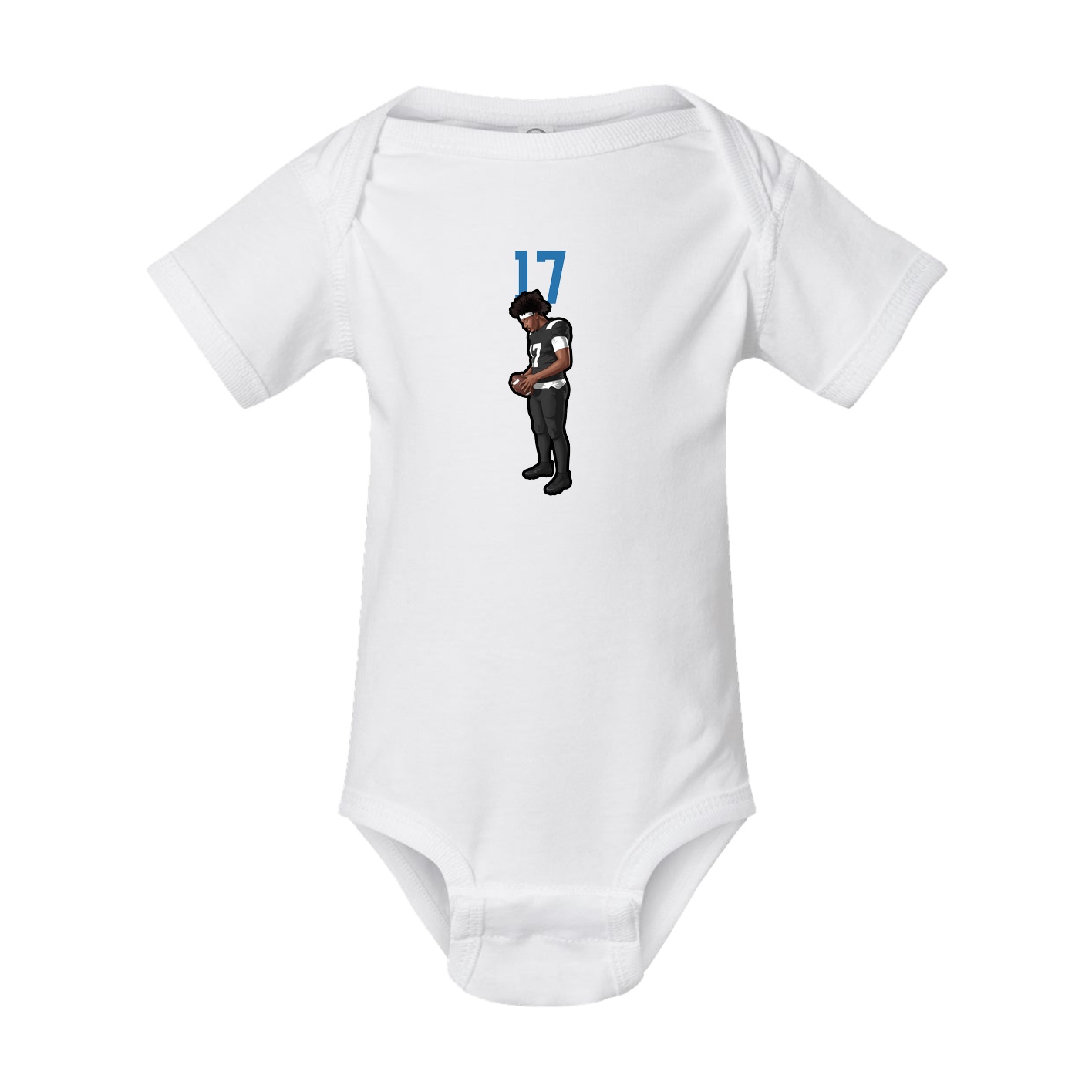 Baby Onesie — Number Top in White