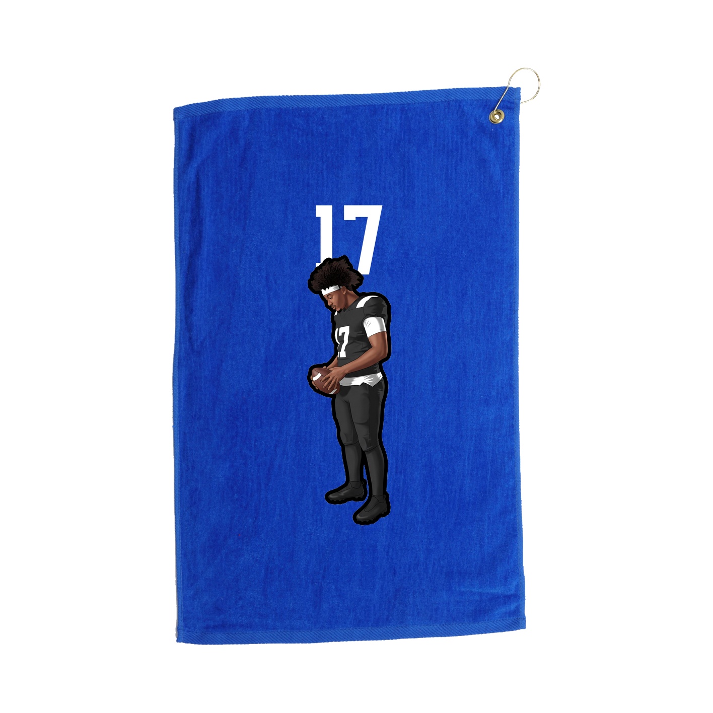Golf Towel — Number Top in Royal
