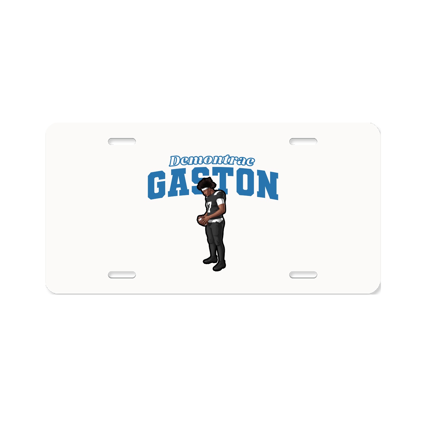 License Plate — Name Arch in Classic