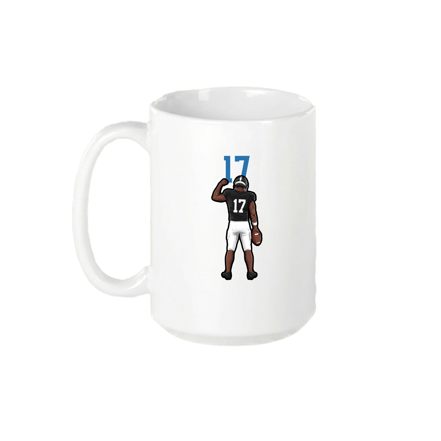 15oz Coffee Mug — Number Top in White