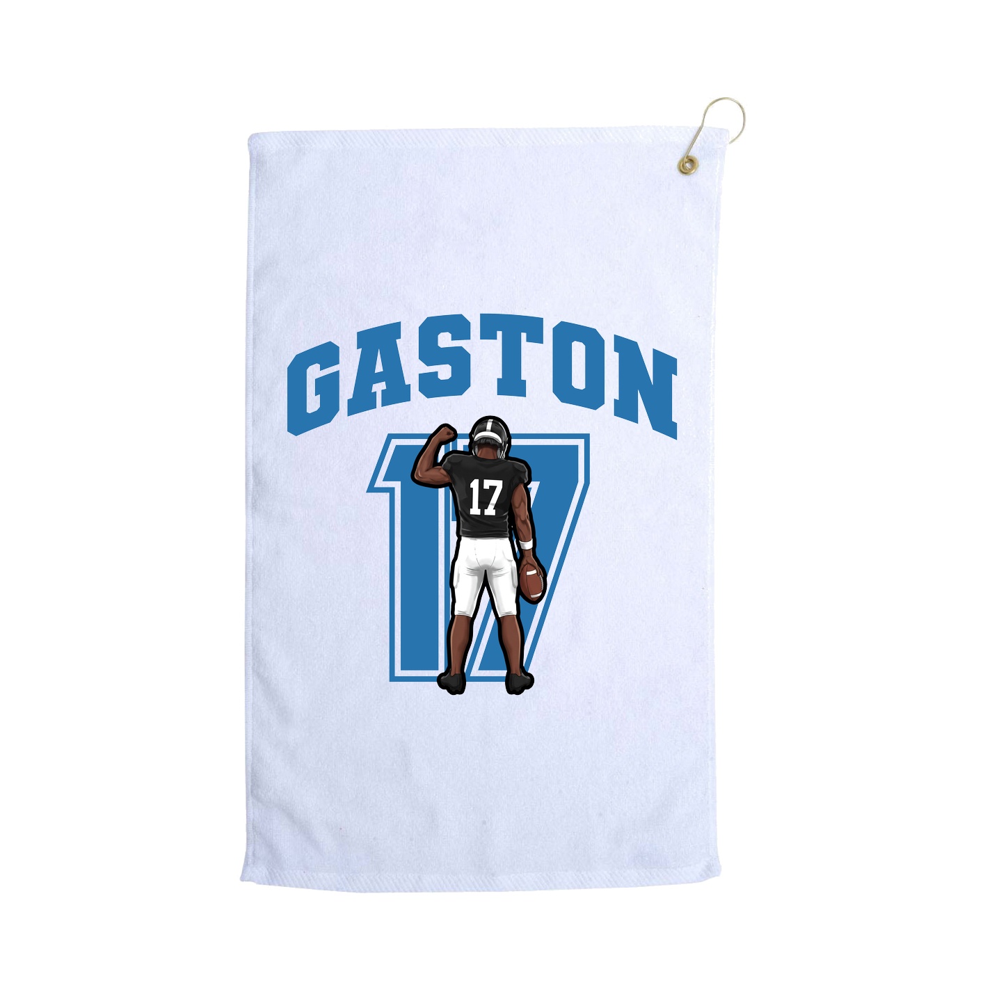 Golf Towel — Number in White