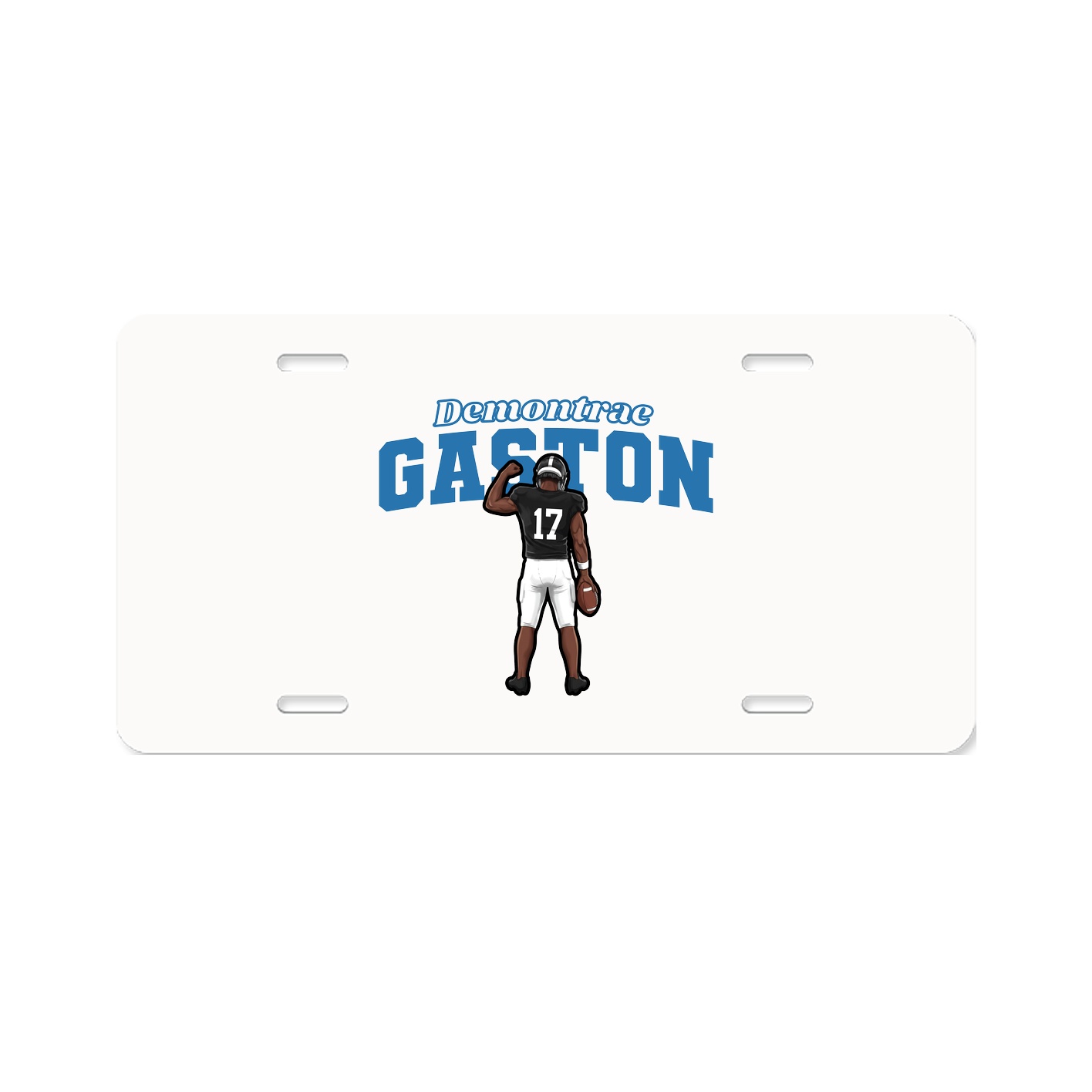 License Plate — Name Arch in Classic