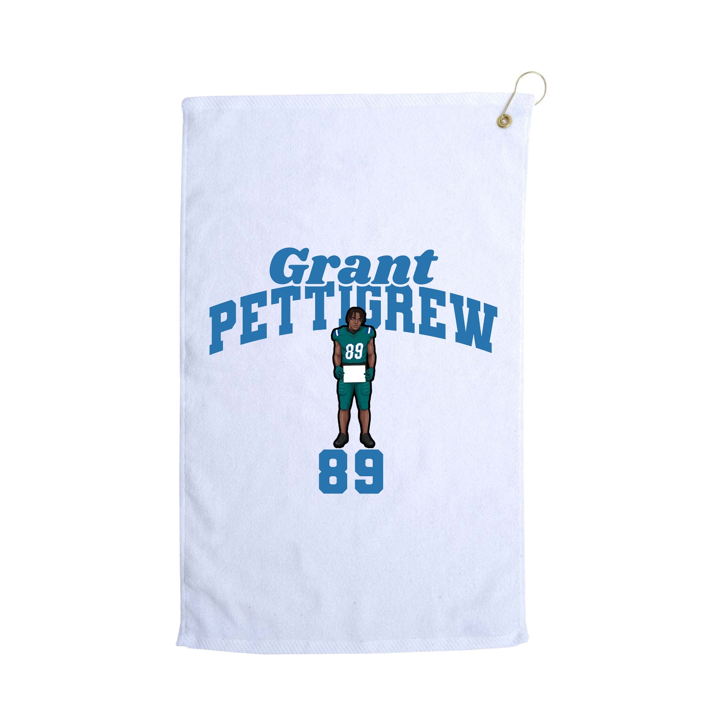 Golf Towel — Signature Arch in White