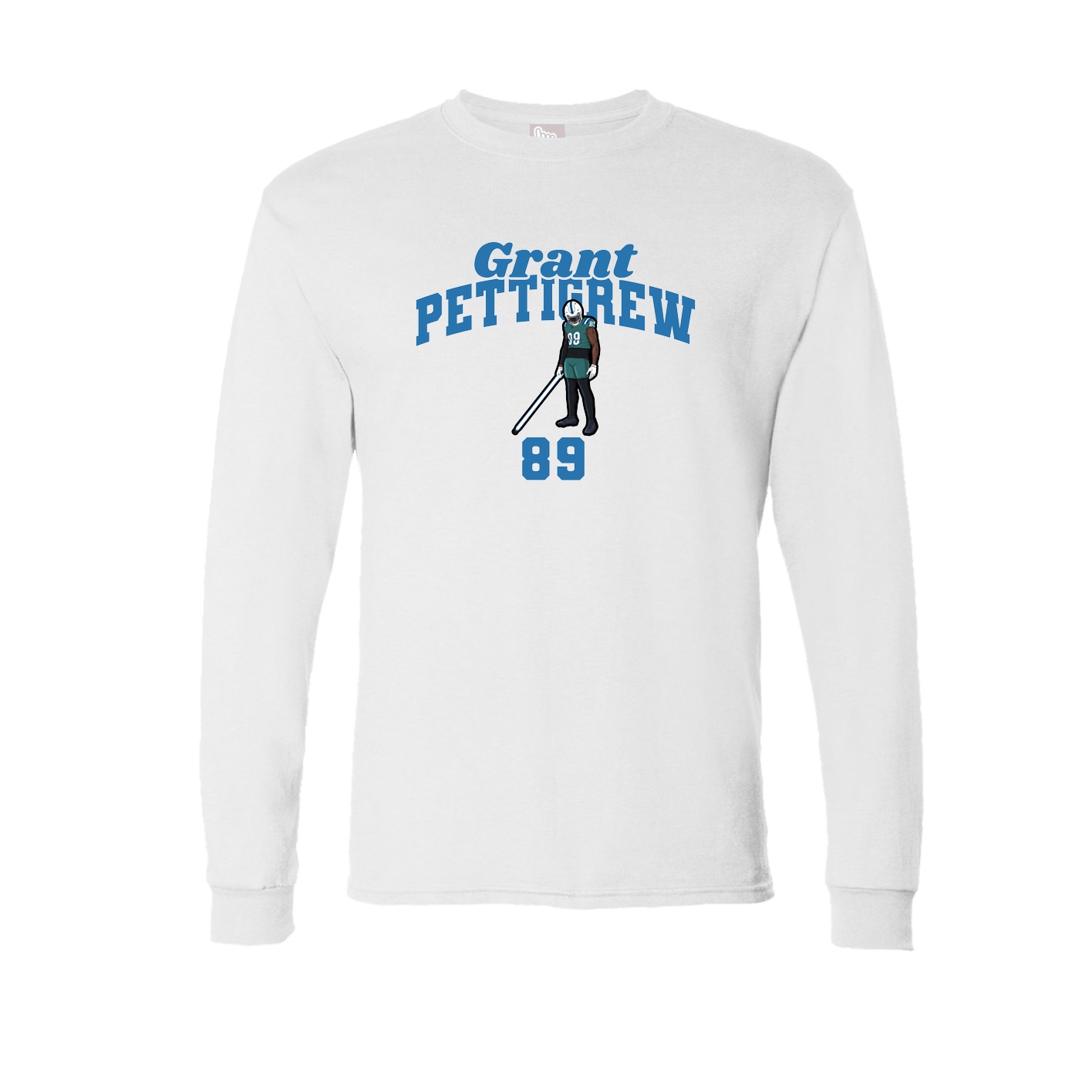Long Sleeve Tee — Signature Arch in White