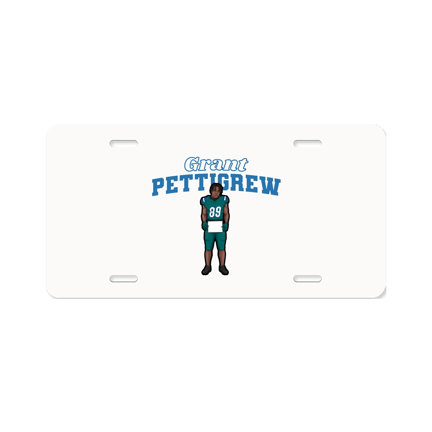 License Plate — Name Arch in Classic