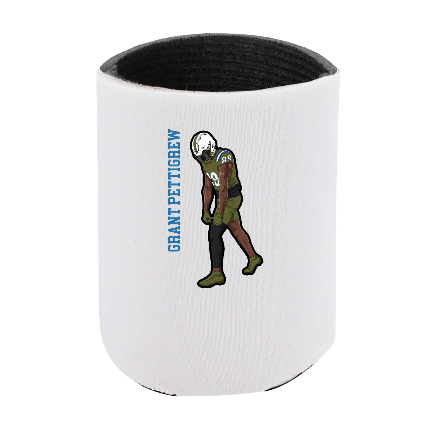 Can Holder — Name Vertical in White