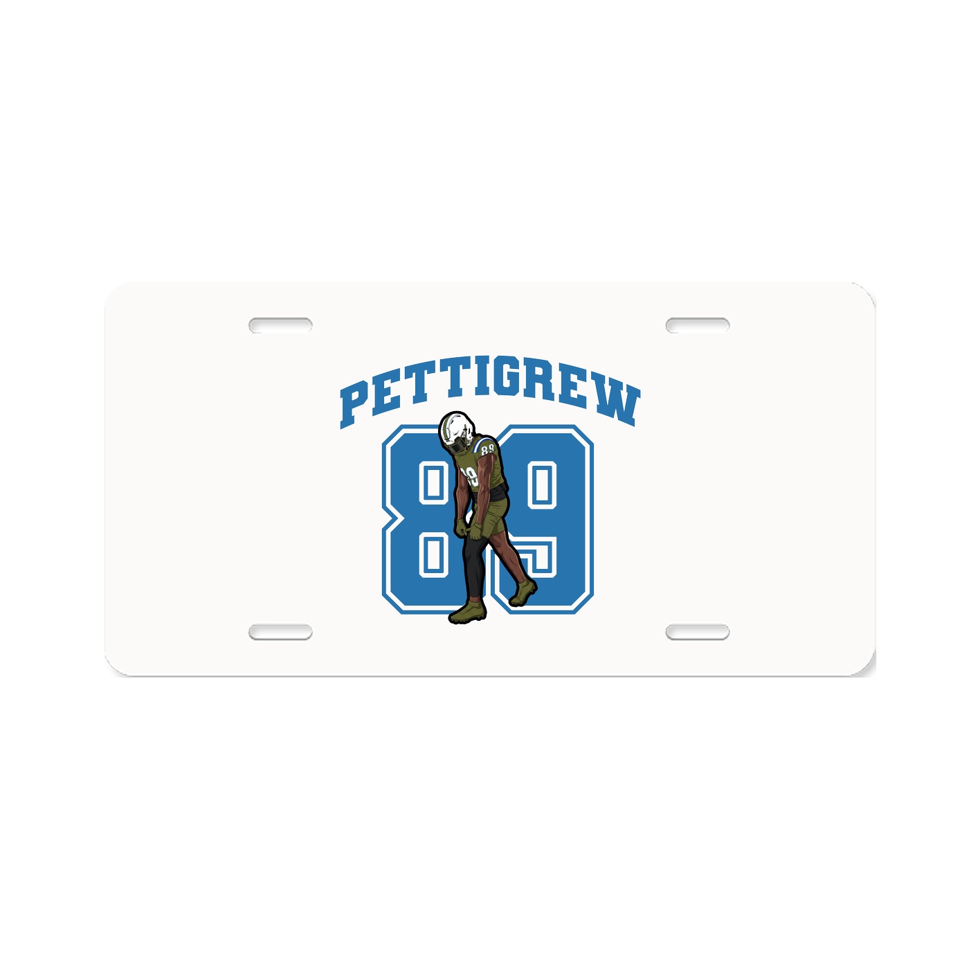License Plate — Number in Classic