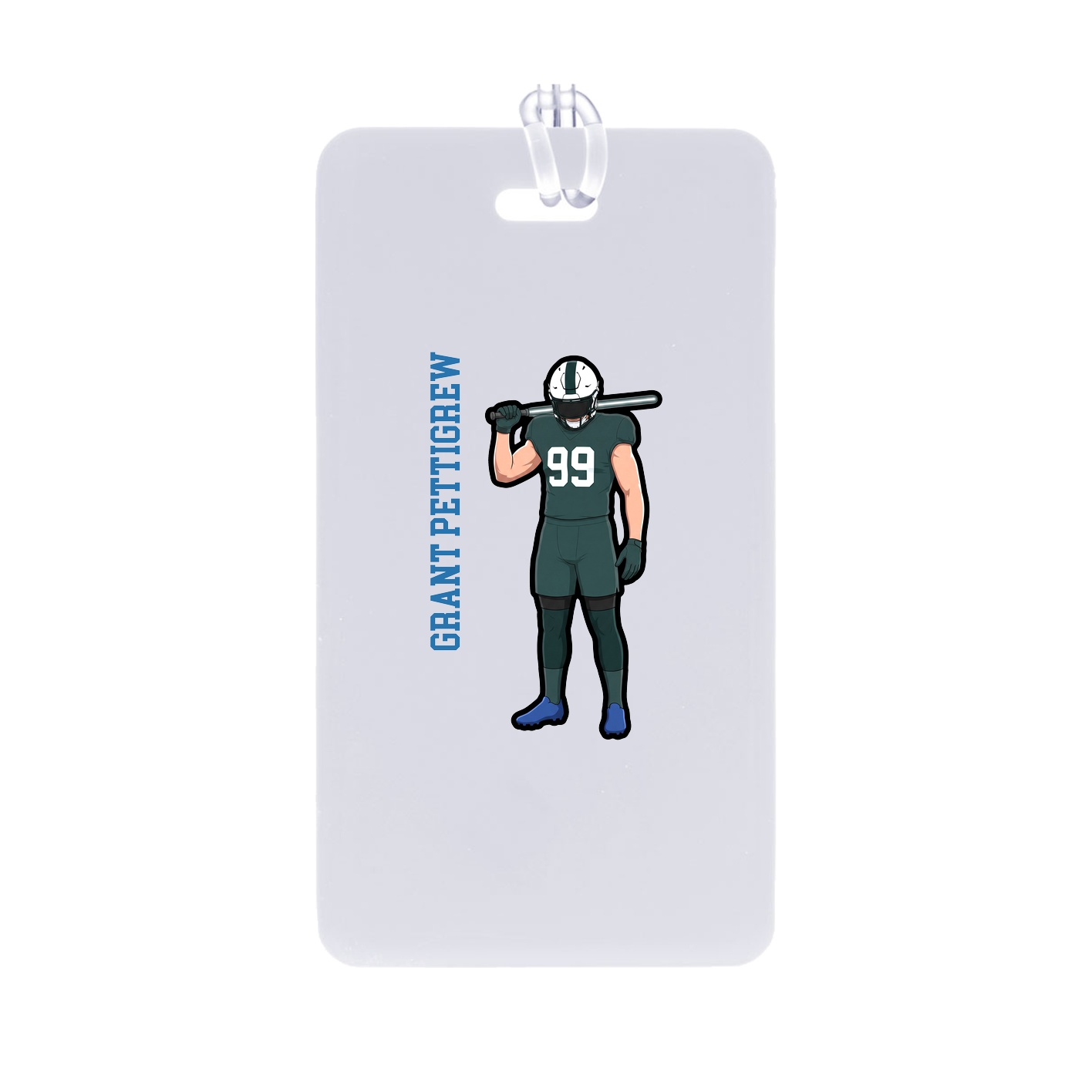 Bag Tag — Name Vertical in Classic