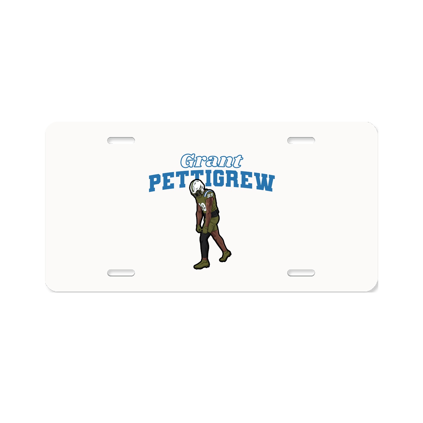 License Plate — Name Arch in Classic