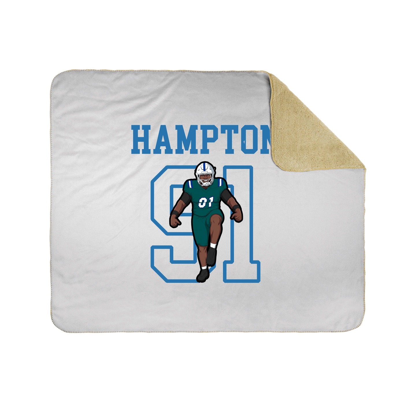 Throw Blanket — Shirsey in White